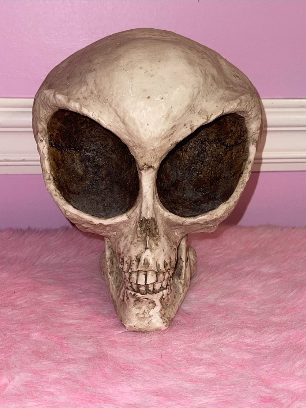 RARE Veronese Design Alien Extra terrestrial skull Halloween statue figure UFO